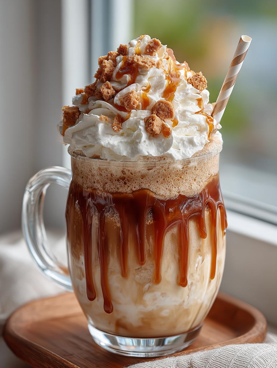 Caramel Cookie Coffee Milkshake