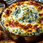 Cheesy Baked Spinach Artichoke