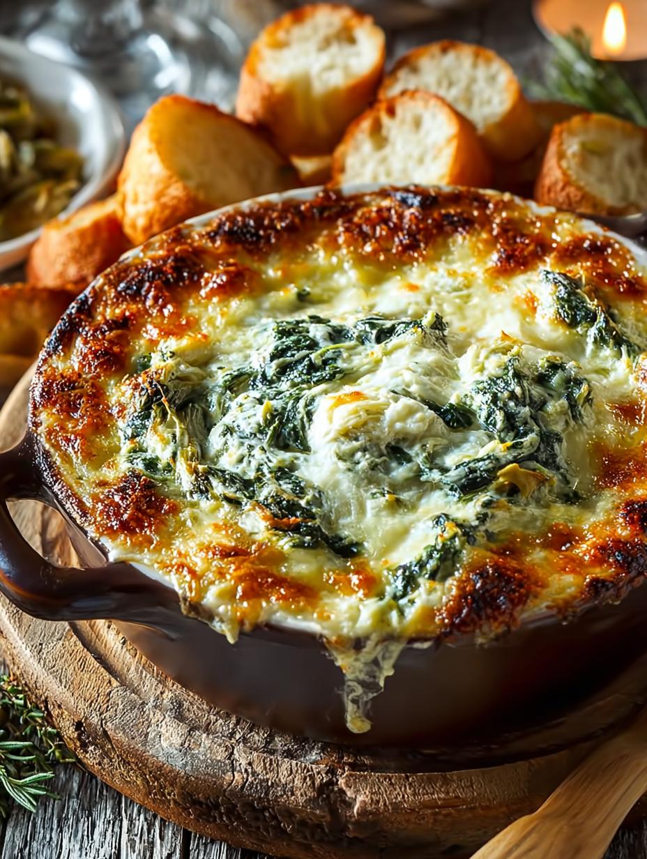Cheesy Baked Spinach Artichoke: 5 Irresistible Secrets - Cheesy Baked Spinach Artichoke - additional detail