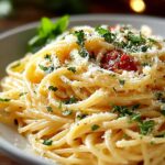 Cheesy Garlic Parmesan Spaghetti