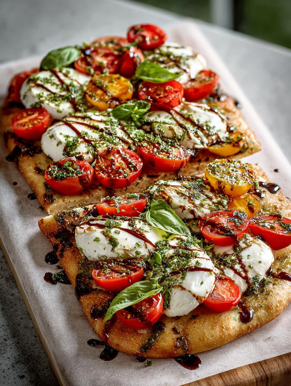 Chicken Caprese Flatbread: 7 Irresistible Flavors - Chicken Caprese Flatbread - additional detail