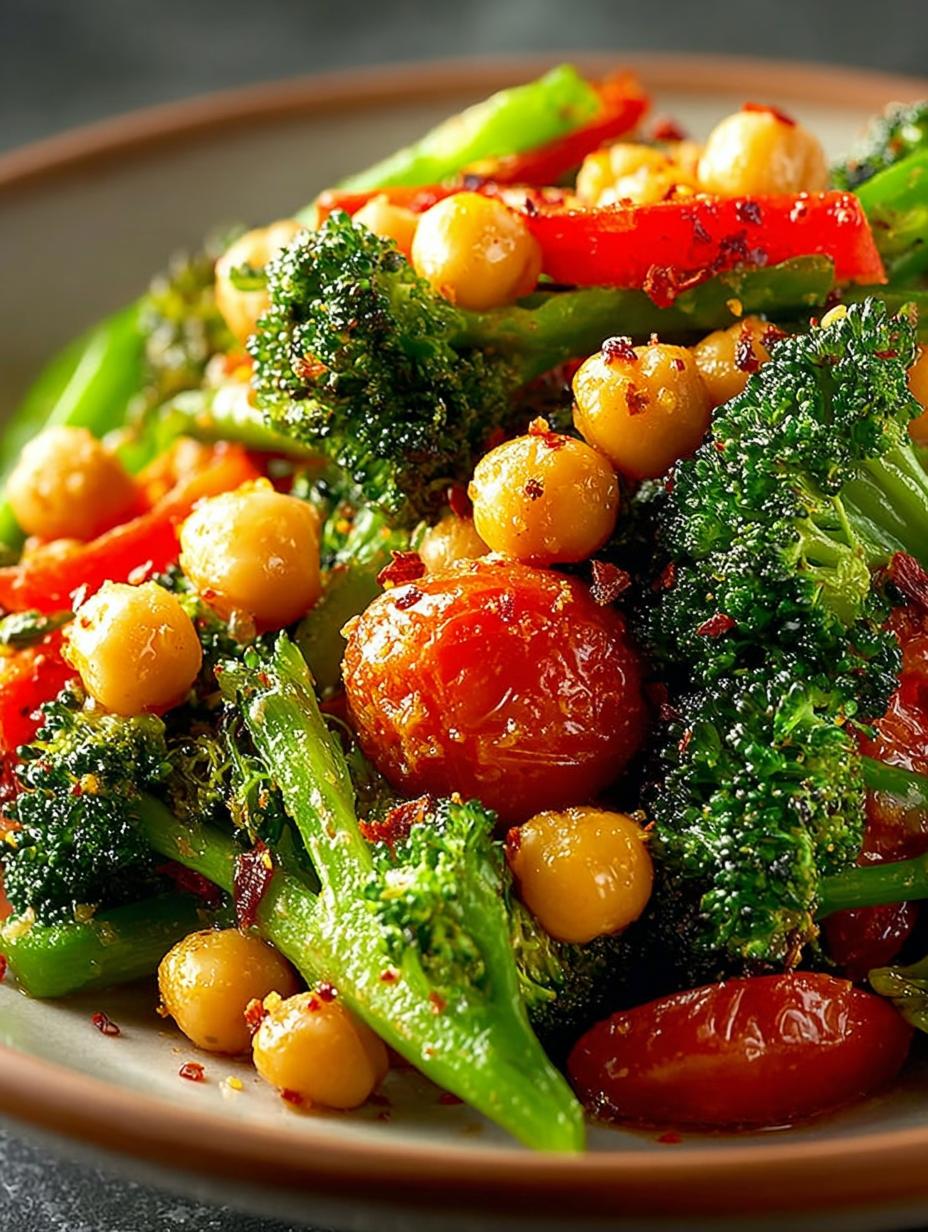 Chickpea Broccoli Stir Fry: 5 Steps to Pure Bliss - Chickpea Broccoli Stir Fry - main visual representation