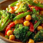 Chickpea Broccoli Stir Fry
