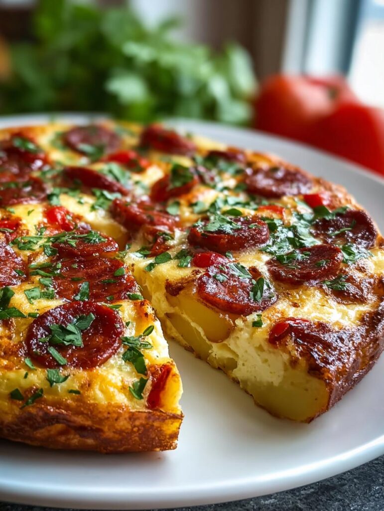 Chorizo Potato Frittata
