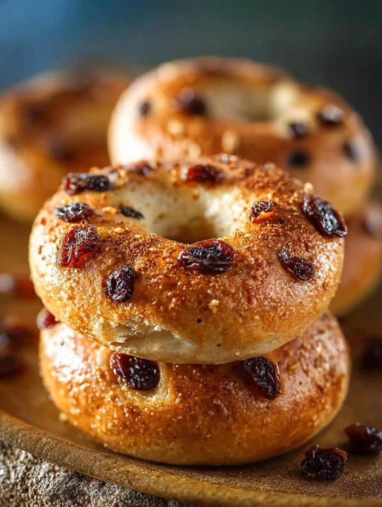 Cinnamon Raisin Bagels