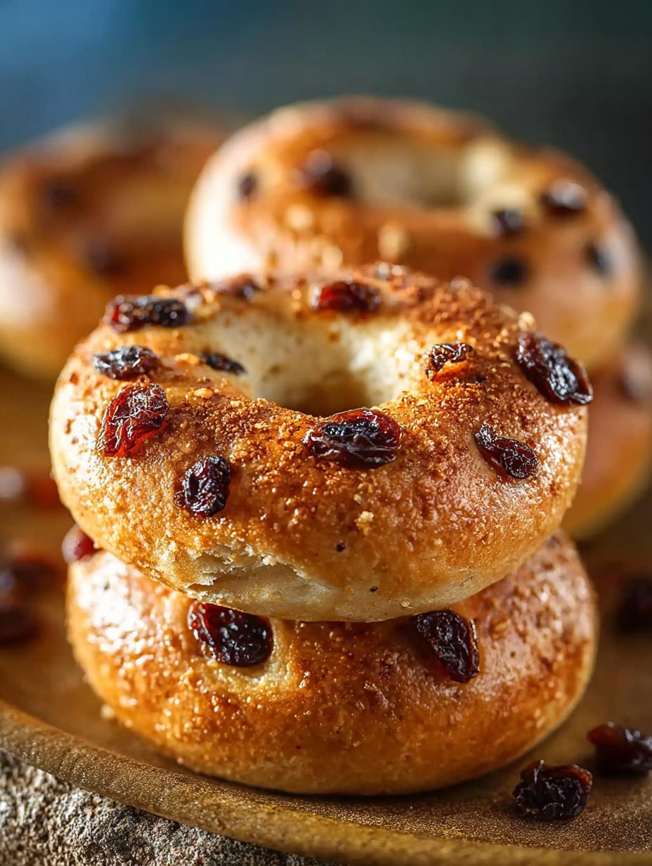 Cinnamon Raisin Bagels