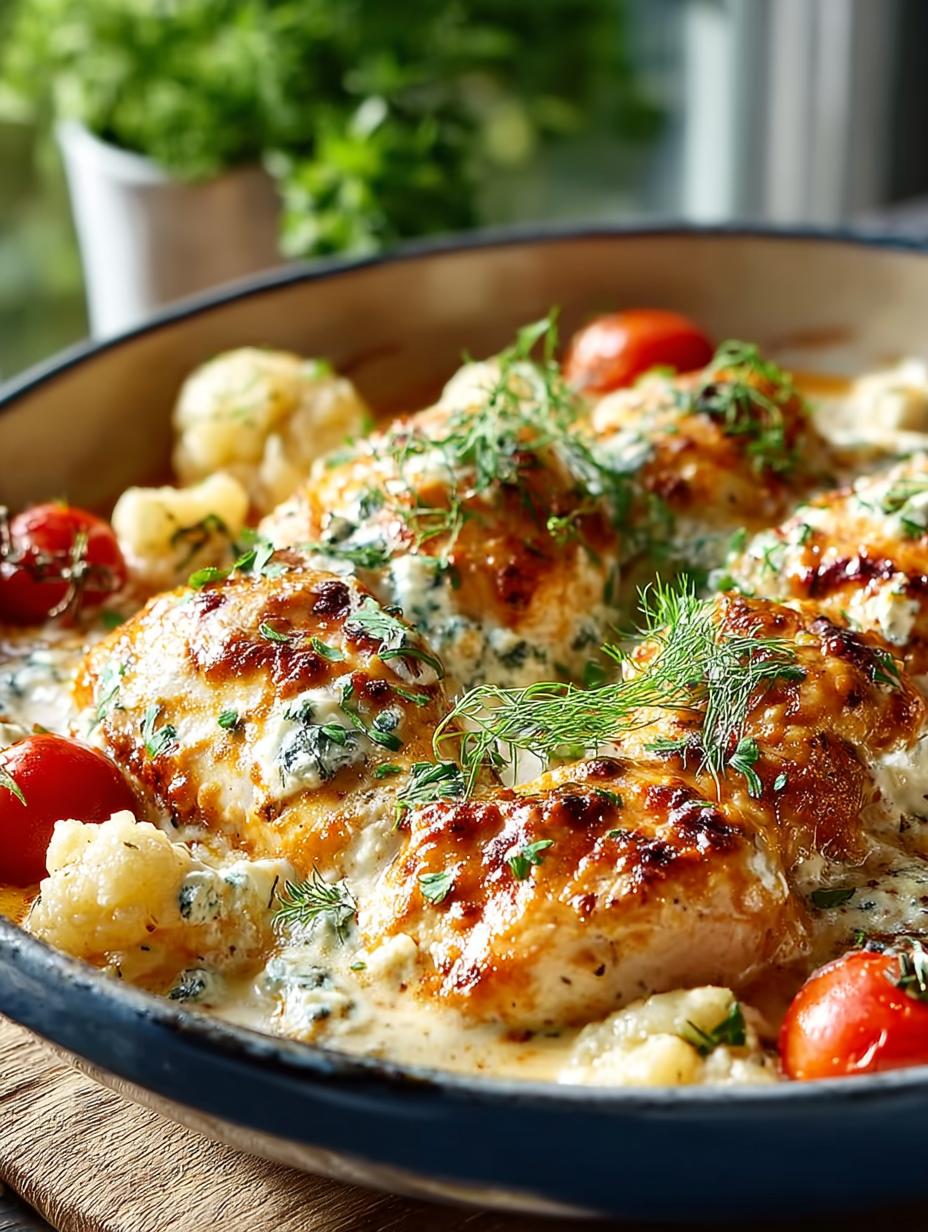 Cottage Cheese Chicken Bake