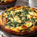 Cottage Cheese Spinach Crustless