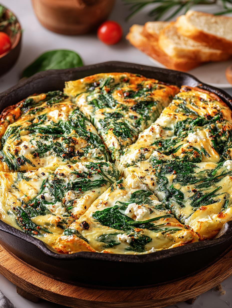 Cottage Cheese Spinach Crustless Bliss for Dinner - Cottage Cheese Spinach Crustless - additional detail