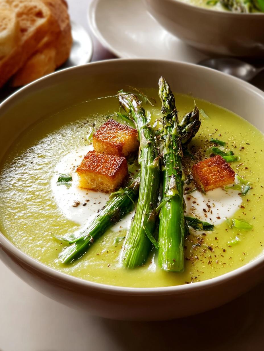 Creamy Asparagus Soup Without