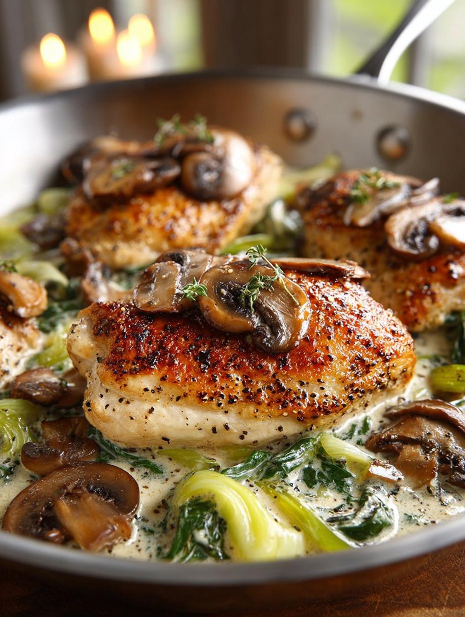 Creamy Mushroom Leek Chicken: 5 Comforting Secrets - Creamy Mushroom Leek Chicken - main visual representation