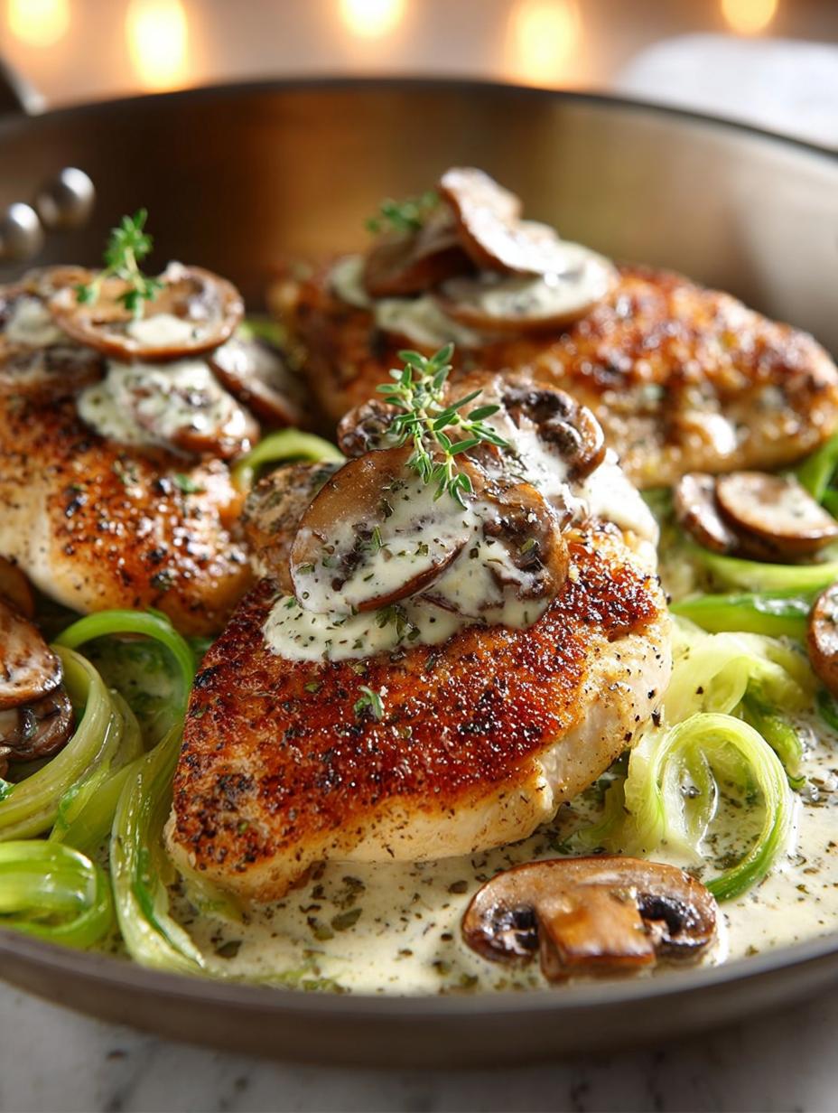 Creamy Mushroom Leek Chicken: 5 Comforting Secrets - Creamy Mushroom Leek Chicken - additional detail