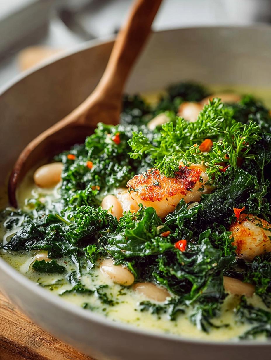Creamy White Bean Kale