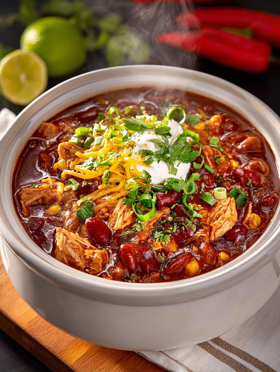 Crockpot Red Chicken Chili