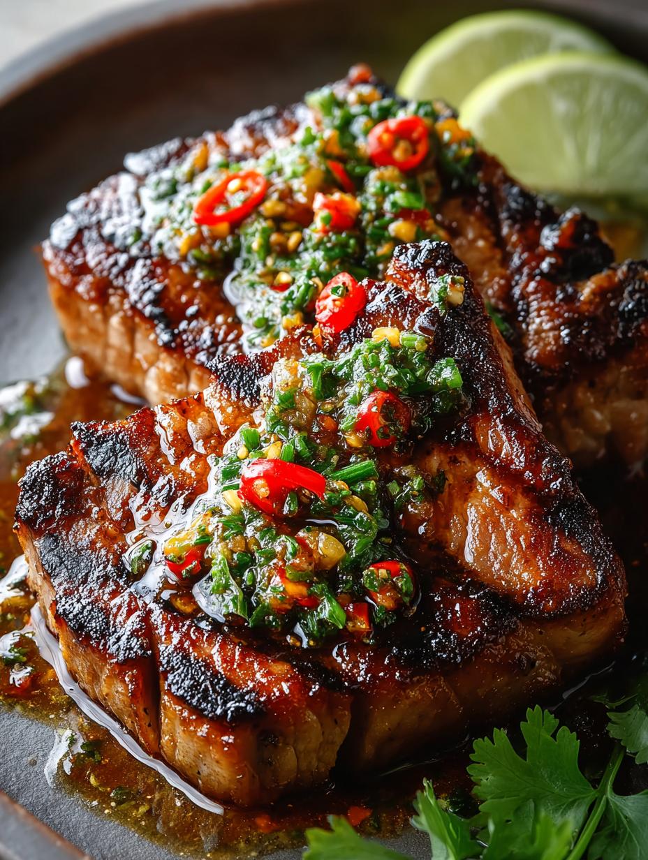 Cuban Mojo Pork with Zesty Garlic Bliss - Cuban Mojo Pork with - main visual representation