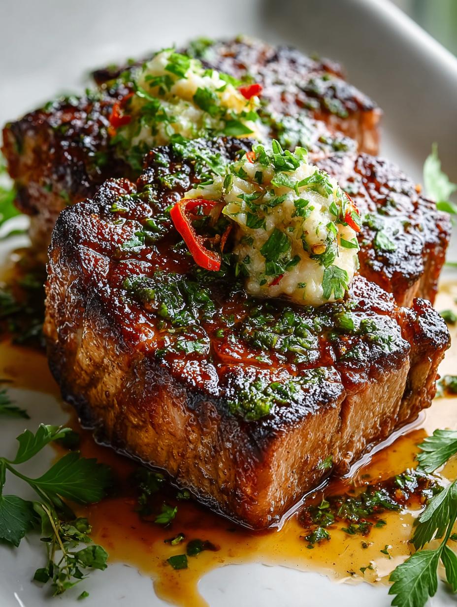 Cuban Mojo Pork with Zesty Garlic Bliss - Cuban Mojo Pork with - additional detail