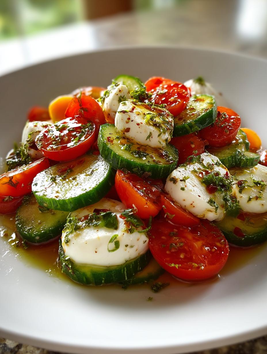 Cucumber Caprese Salad: 7 Fresh Secrets Revealed - Cucumber Caprese Salad - additional detail