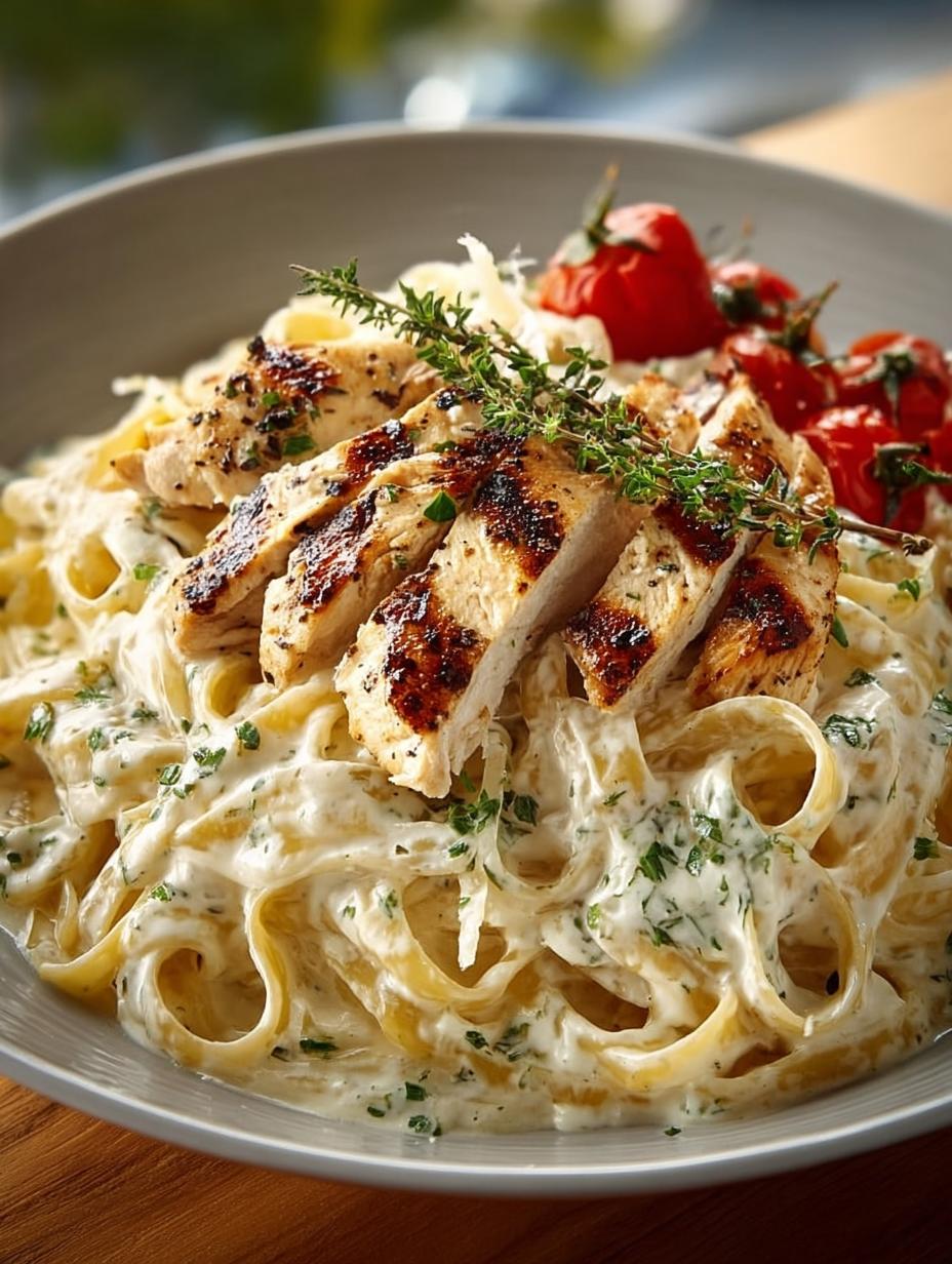 Easiest Chicken Alfredo