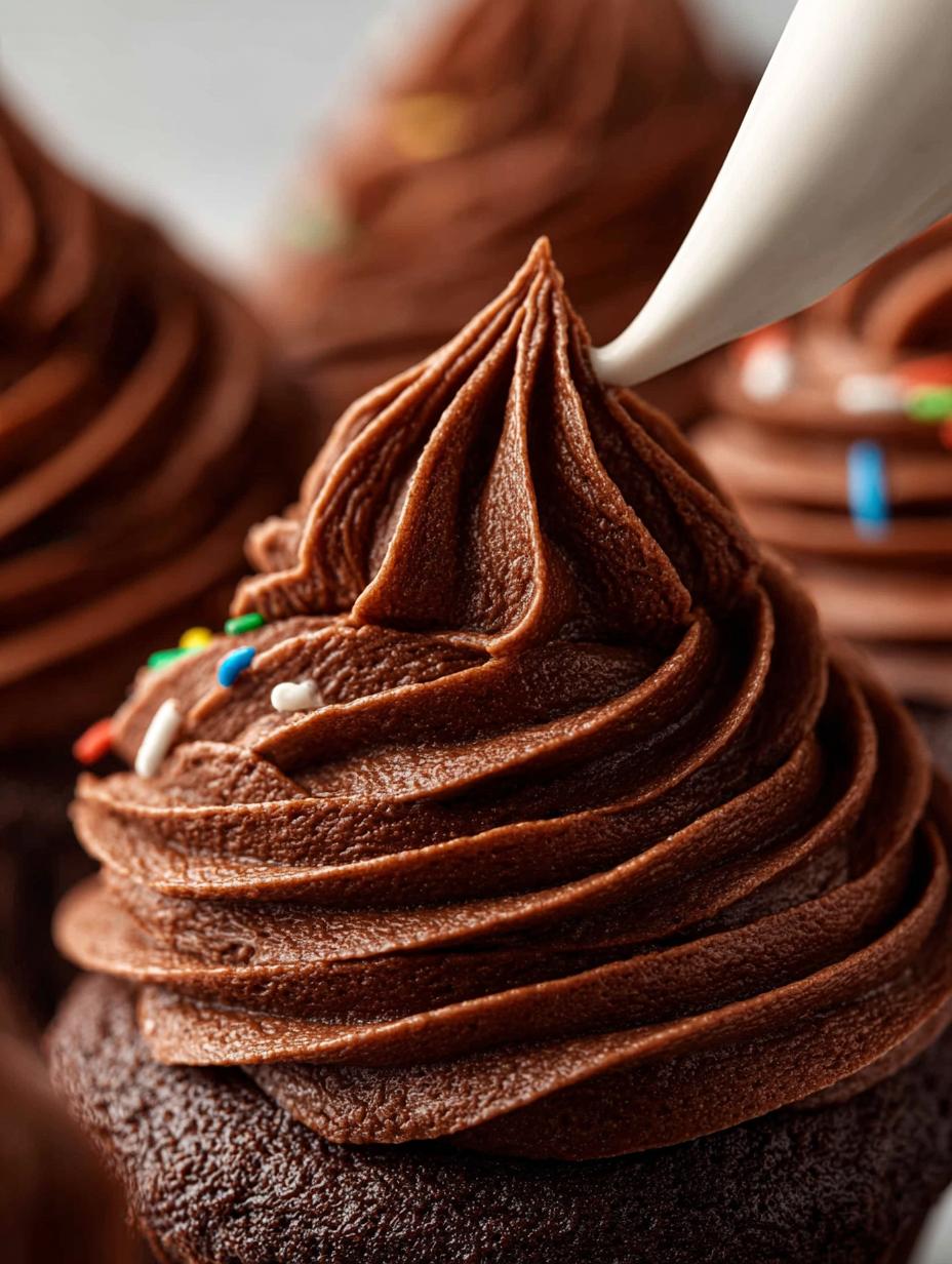 Ingredients for Favourite Chocolate Frosting displayed beautifully