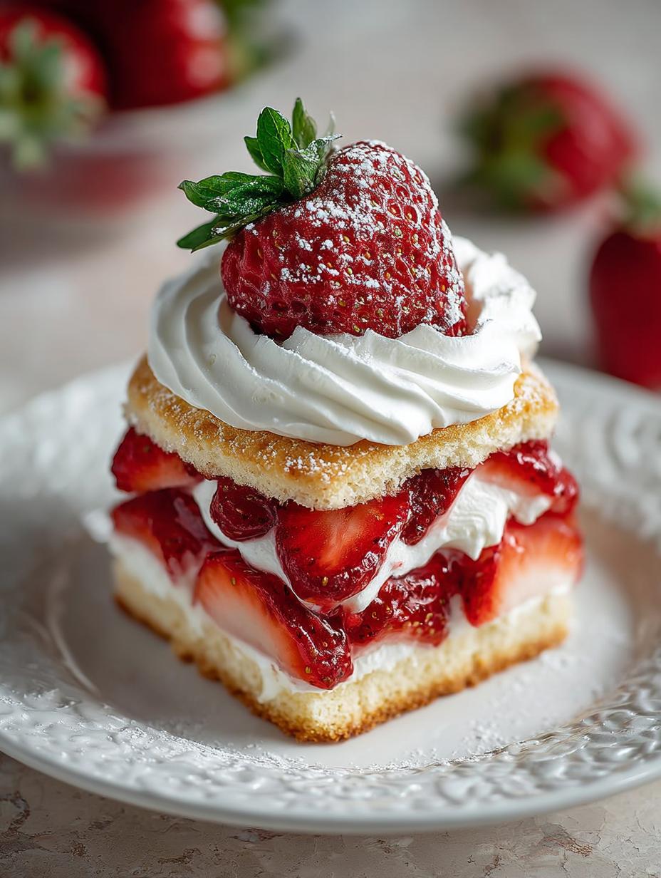 Fresh Strawberry Shortcake