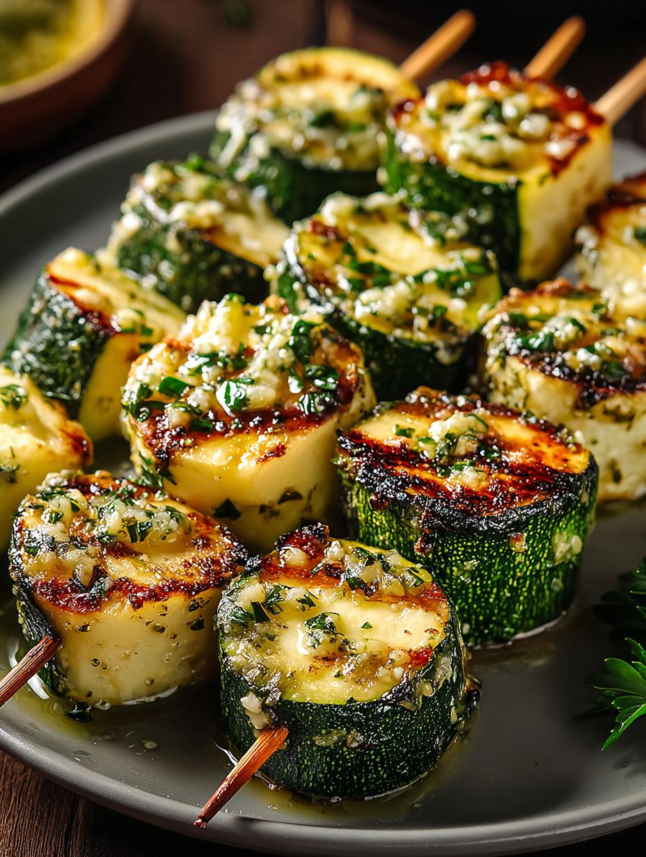 Garlic Butter Zucchini Skewers: 5 Simple Steps to Bliss - Garlic Butter Zucchini Skewers - main visual representation