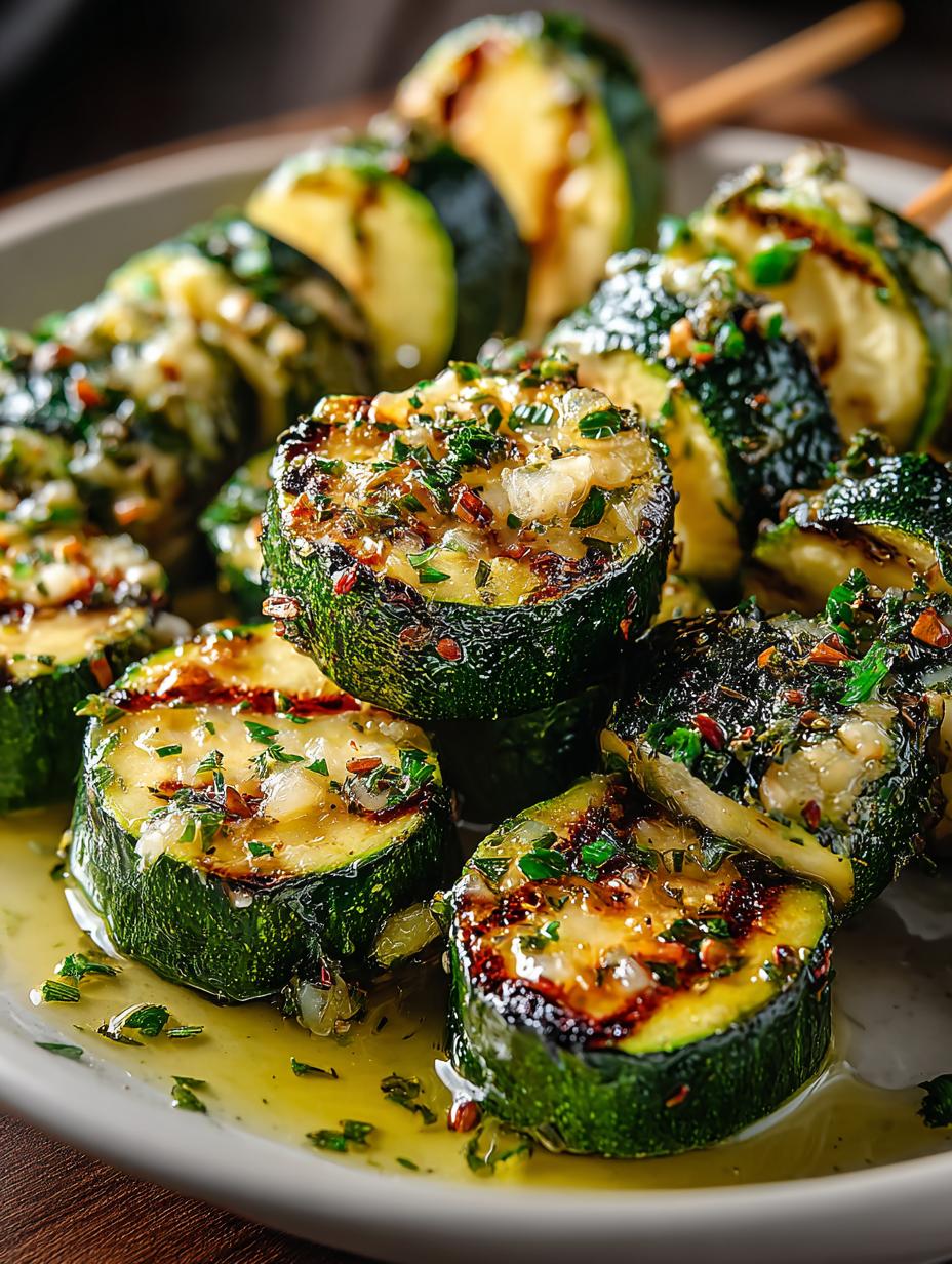 Garlic Butter Zucchini Skewers: 5 Simple Steps to Bliss - Garlic Butter Zucchini Skewers - additional detail