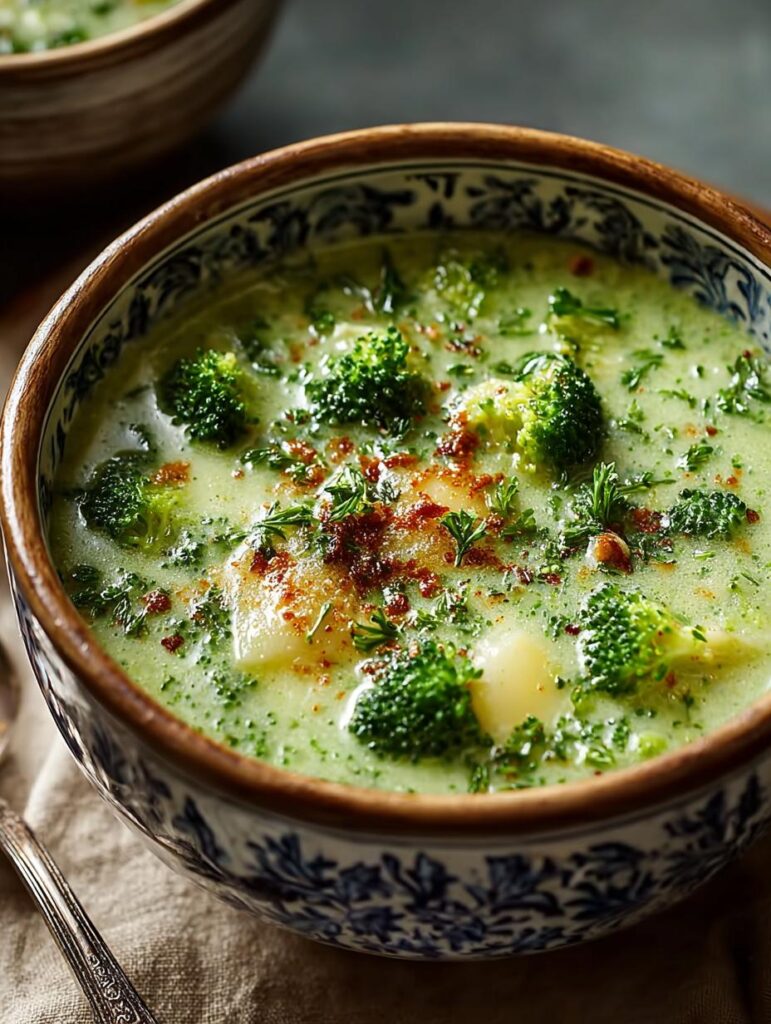 Garlic Italian Broccoli Soup