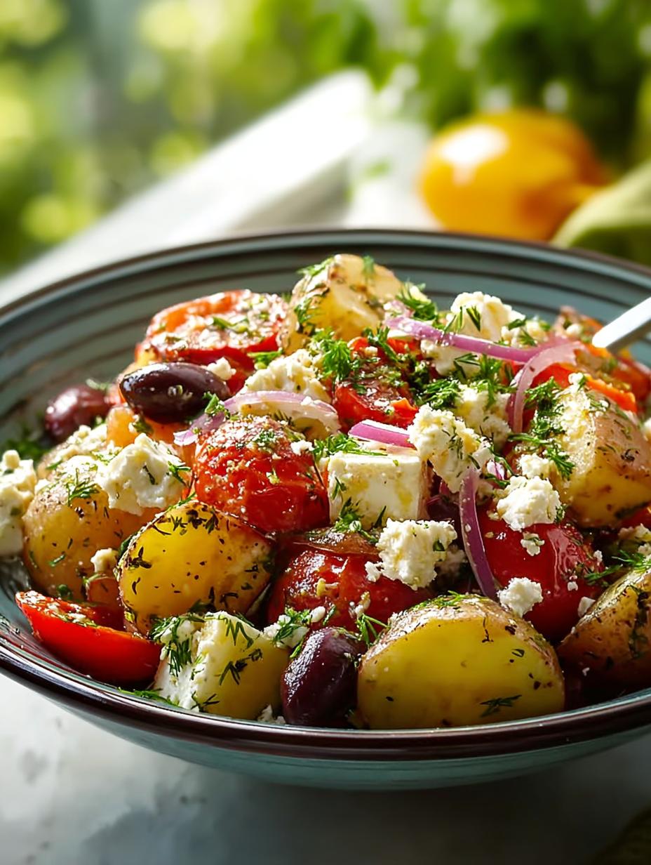 Greek Potato Salad: 5 Flavors That Will Delight You - Greek Potato Salad - additional detail