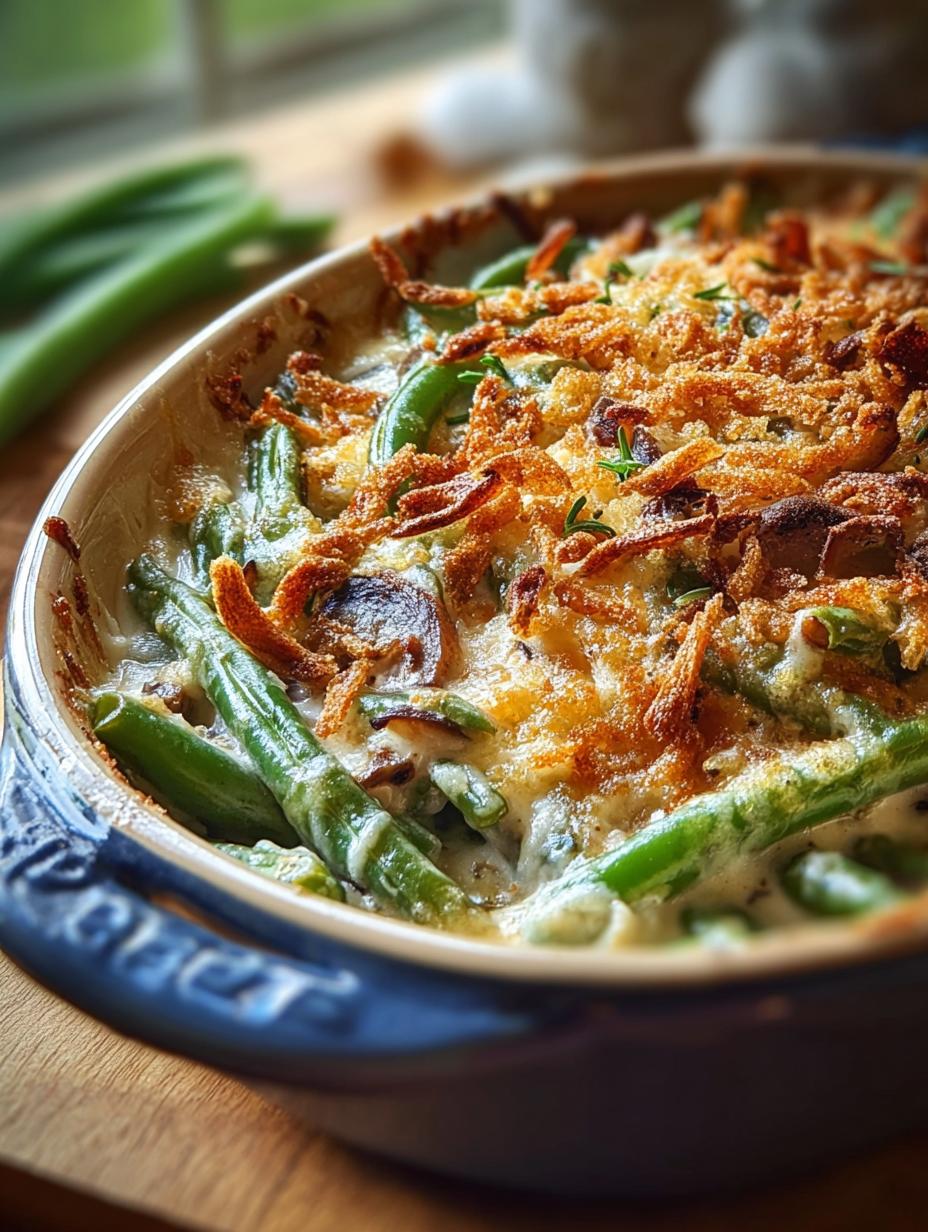 Green Bean Casserole: 7 Comforting Holiday Delights - Green Bean Casserole - main visual representation