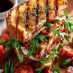 Grilled Balsamic Vinaigrette Sandwich