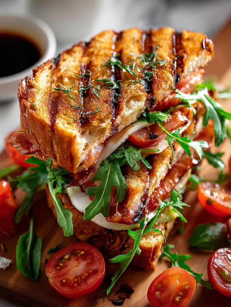 Grilled Balsamic Vinaigrette Sandwich