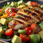 Grilled Chicken Avocado Salad
