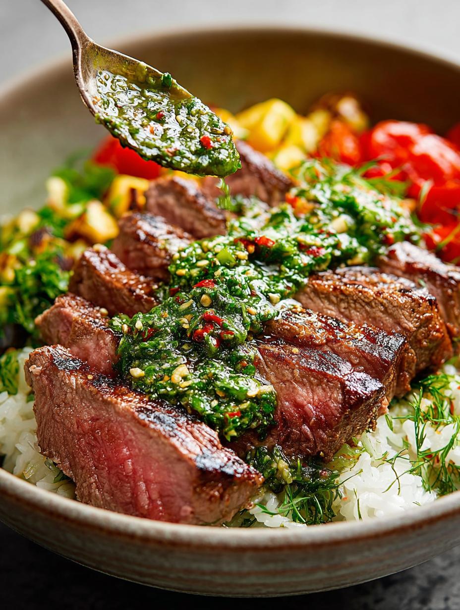 Grilled Chimichurri Steak Bowl