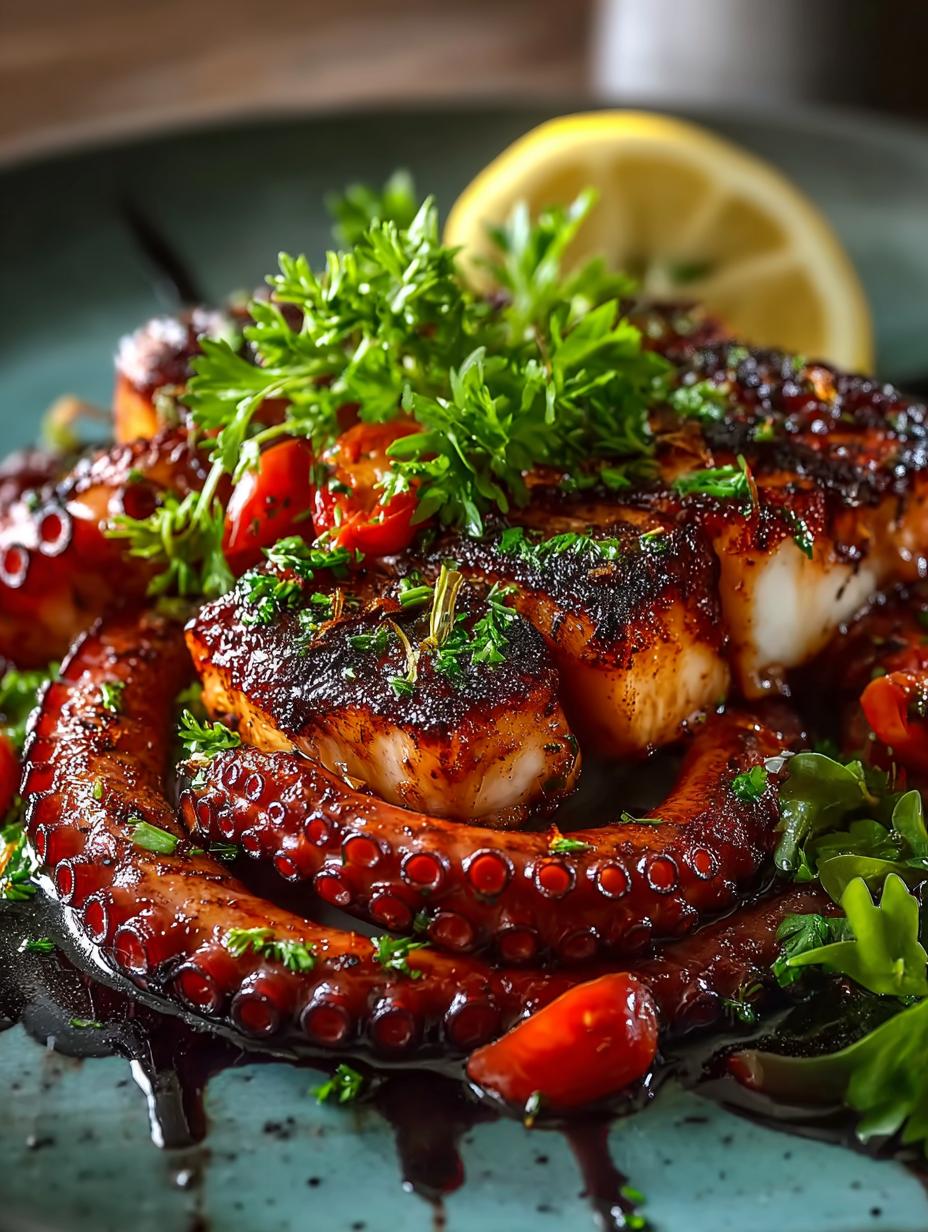 Grilled Octopus with Smoked