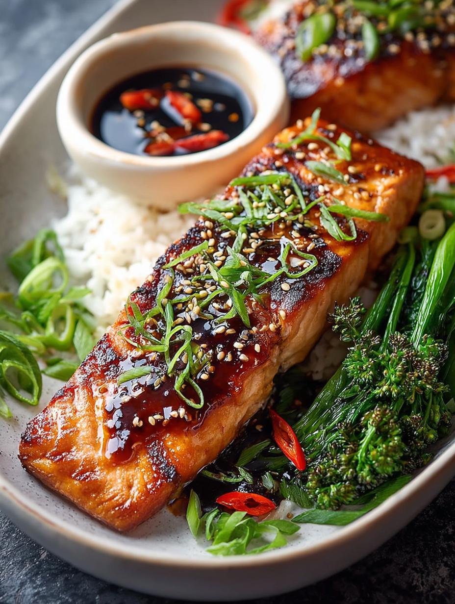 Grilled Teriyaki Salmon