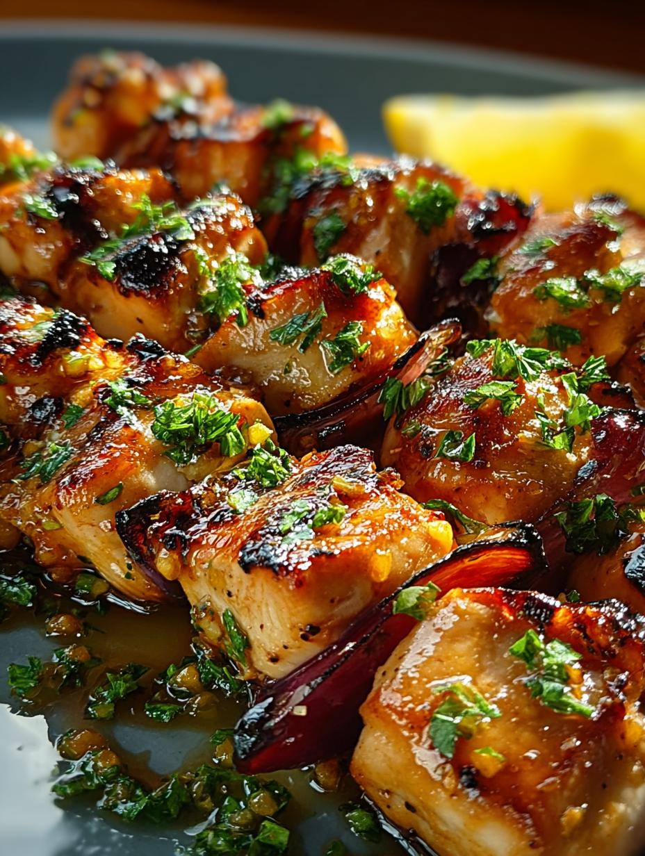 Hawaiian Chicken Skewers