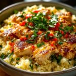 Healthy Chicken Cauliflower Rice