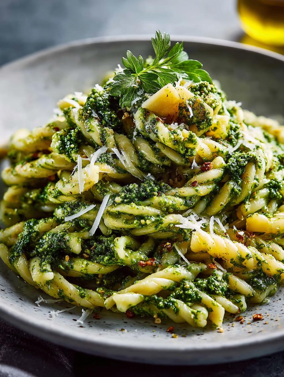 Herby Kale Pesto Pasta: 7 Ways to Delight Your Tastebuds - Herby Kale Pesto Pasta - main visual representation