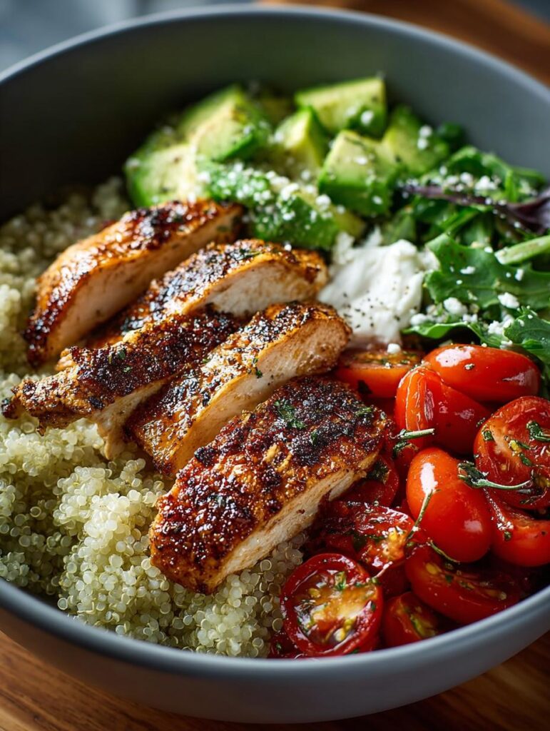 High Protein Chicken Bowl