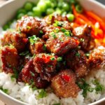 Honey Garlic Pork Rice