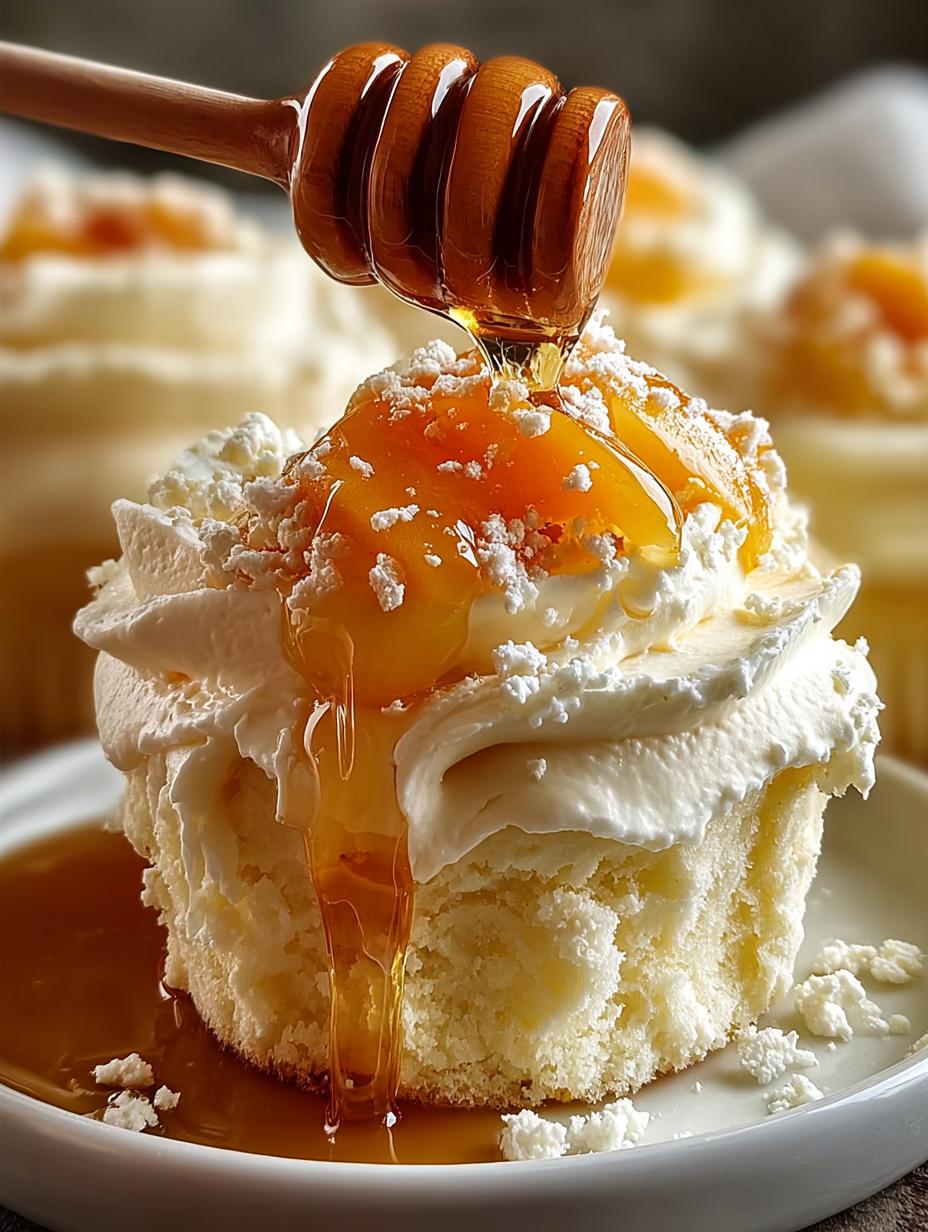 Delicious Honey Peach Cream Cheese served with fresh fruit