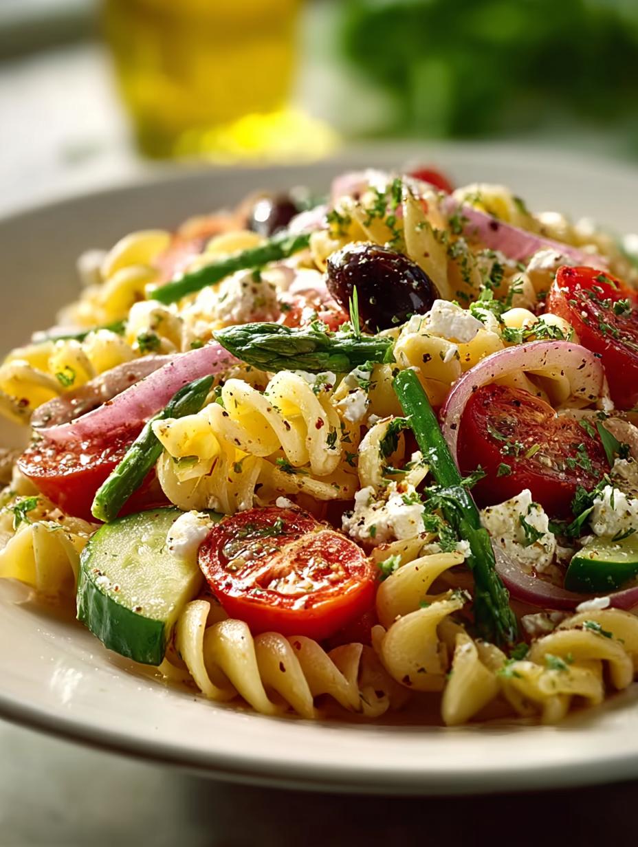 Irresistible Mediterranean Pasta Salad