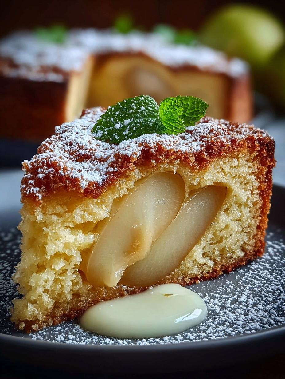 Italian Pear Cake