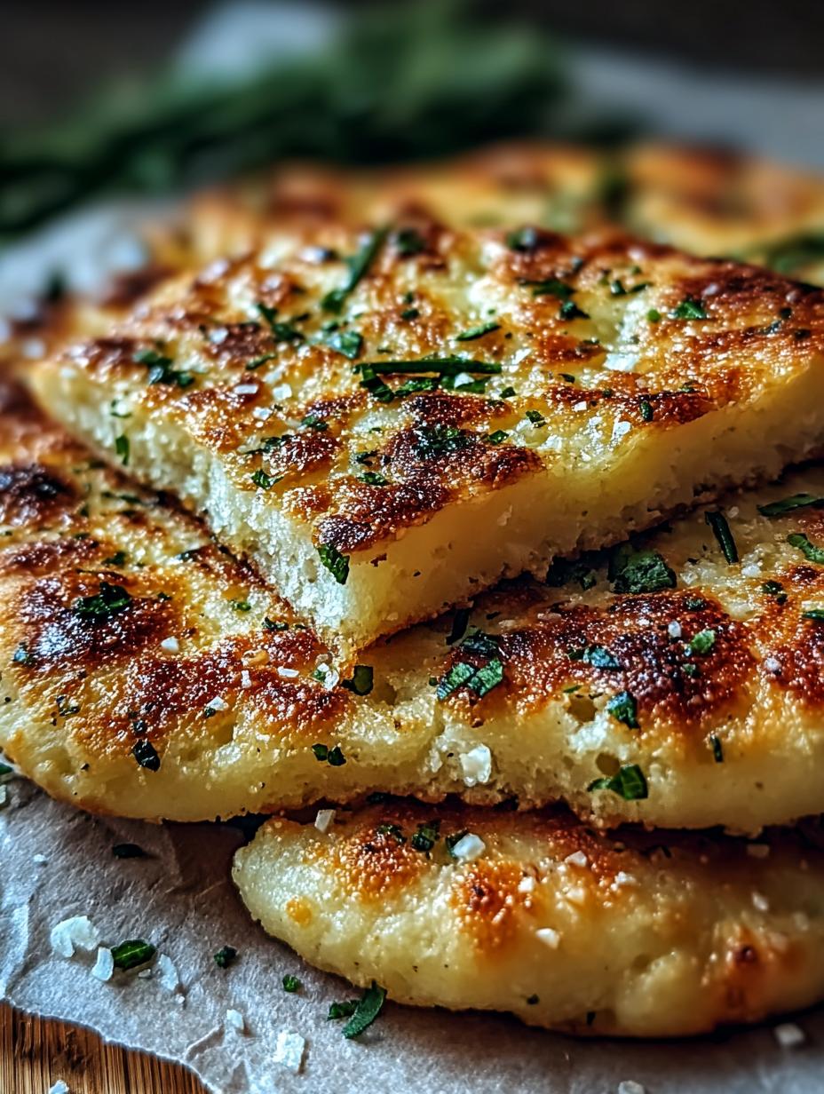 Keto Garlic Flatbread