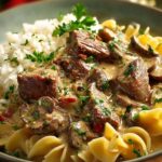 Leftover Roast Beef Stroganoff