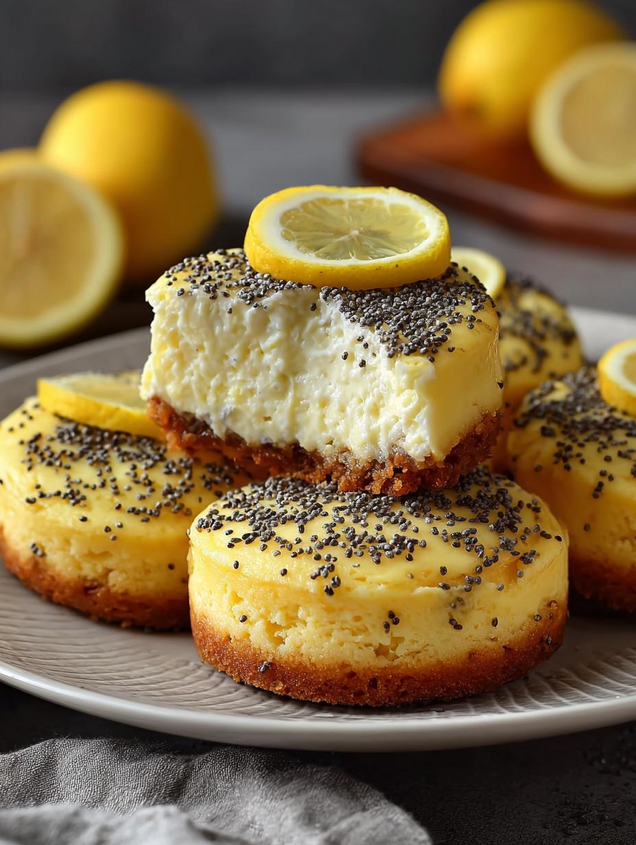 Lemon Poppy Seed Cheesecake: 5 Reasons to Indulge 6 Lemon Poppy Seed Cheesecake: 5 Reasons to Indulge - Lemon Poppy Seed Cheesecake - additional detail