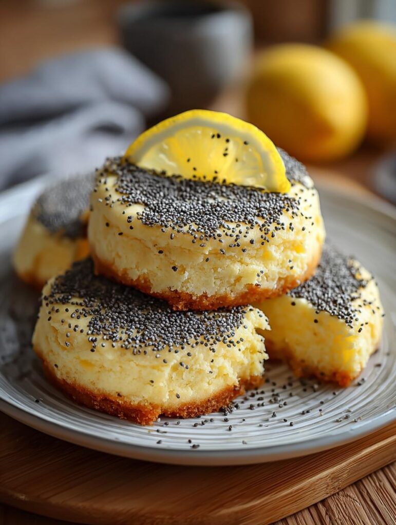 Lemon Poppy Seed Cheesecake