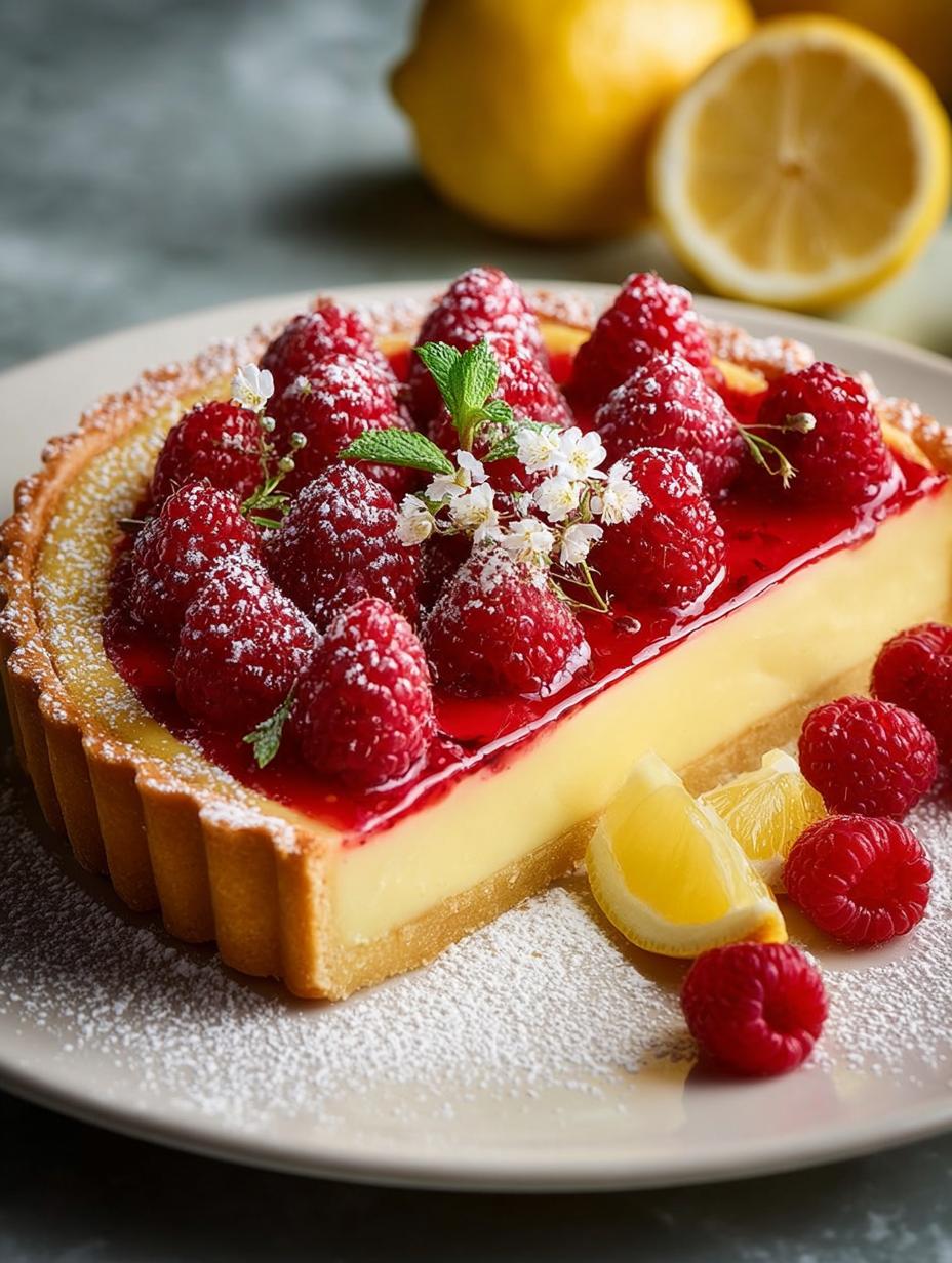 Lemon Raspberry Tart: 7 Reasons You'll Love This Dessert - Lemon Raspberry Tart - additional detail