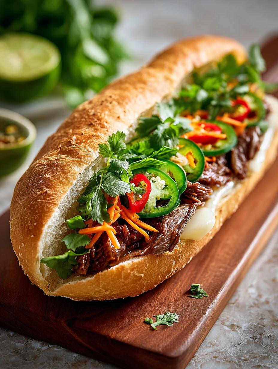 Lemongrass Beef Banh Sandwich: 7 Irresistible Secrets - Lemongrass Beef Banh Sandwich - main visual representation