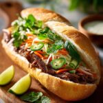 Lemongrass Beef Banh Sandwich
